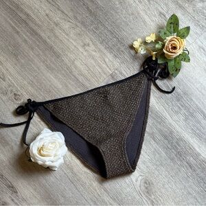 NEW La Perla Bikini Bottoms / Swimwear Side Tie size 12